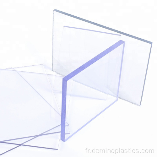 Panneau barrière en polycarbonate transparent de haute qualité